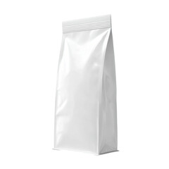 Clean White Packaging Bag for Food Products, Ready for Labeling