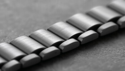 Artistic Close-Up of An Exquisite Watch Band