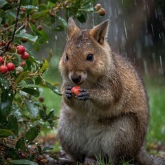 Obraz premium squirrel on the tree