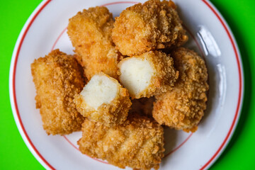 Fried Breadcrumb Coated Mashed Potato Croquettes