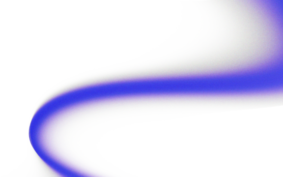 Abstract swirling design with a vibrant blue ribbon-like form against a grayscale background