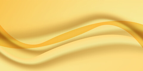 gold wave curve, golden wave corner shape for element, stripes ribbon golden graphic, striped gold