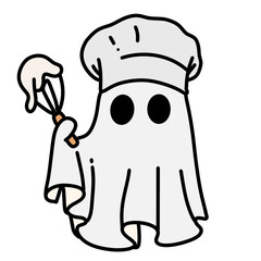 illustration of a chef with a spoon
