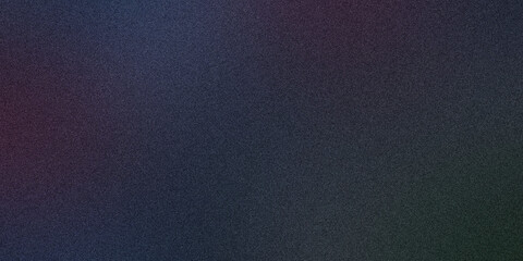 Abstract Dark Grainy Gradient Background with Blue and Red Noise Texture.