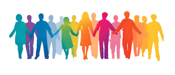Obraz premium Inclusive Community Values Dignity Respect DiversityCooperation Teamwork Innovtion Equality Progress Togtherness