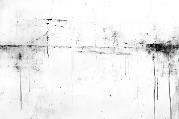 Abstract monochrome texture of a wall with streaks and splatters