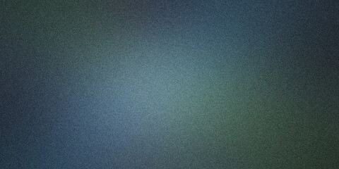 Abstract Grainy Gradient Background with Blue Green Ocean Hues Noise Texture.