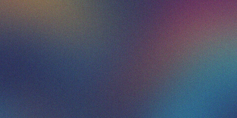 Abstract Gradient Background with Blue and Red Pink Yellow Noise Texture.