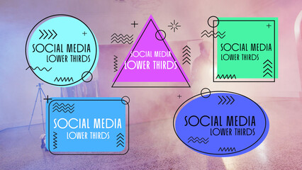 Cool Social Media Lower Thirds