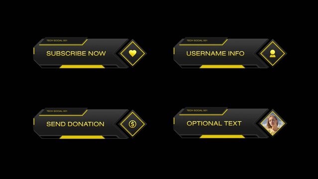 Tech Social Lower Thirds