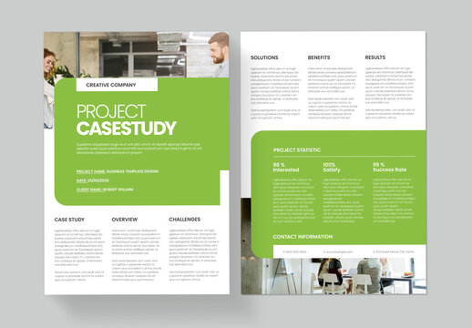 Case Study Flyer Template
