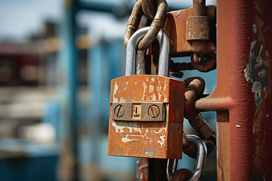 Container security lock