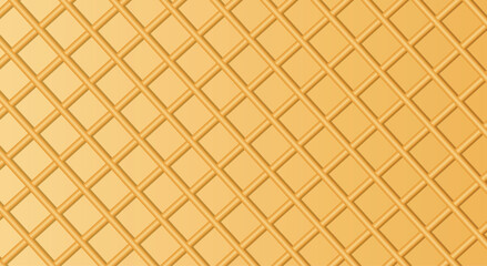 Seamless Waffle Wafer Texture Pattern vector background