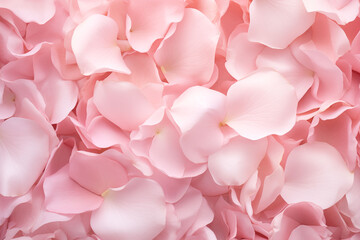 Obraz premium light pink rose petals