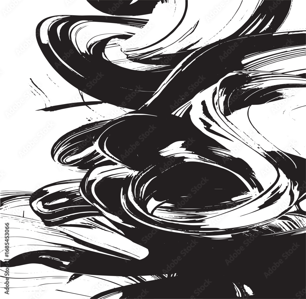 Poster vector brush stroke texture. distressed uneven grunge background. abstract vector illustration. over