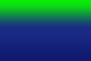 Obraz premium Gradient from vibrant green to deep blue, smooth color transition.
