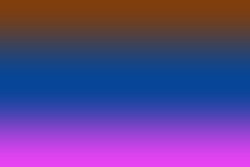 Fototapeta premium Gradient background with transitions from brown to dark blue and then to magenta.