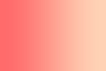 A smooth, soft linear gradient background transitioning from a warm reddish-pink to a pale peachy cream.