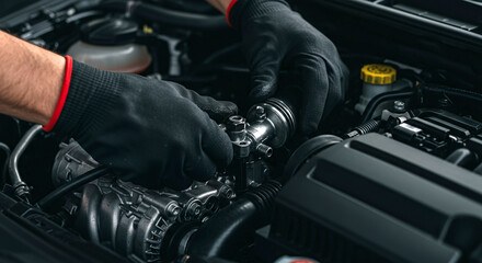 Engine maintenance involves careful handling and precision