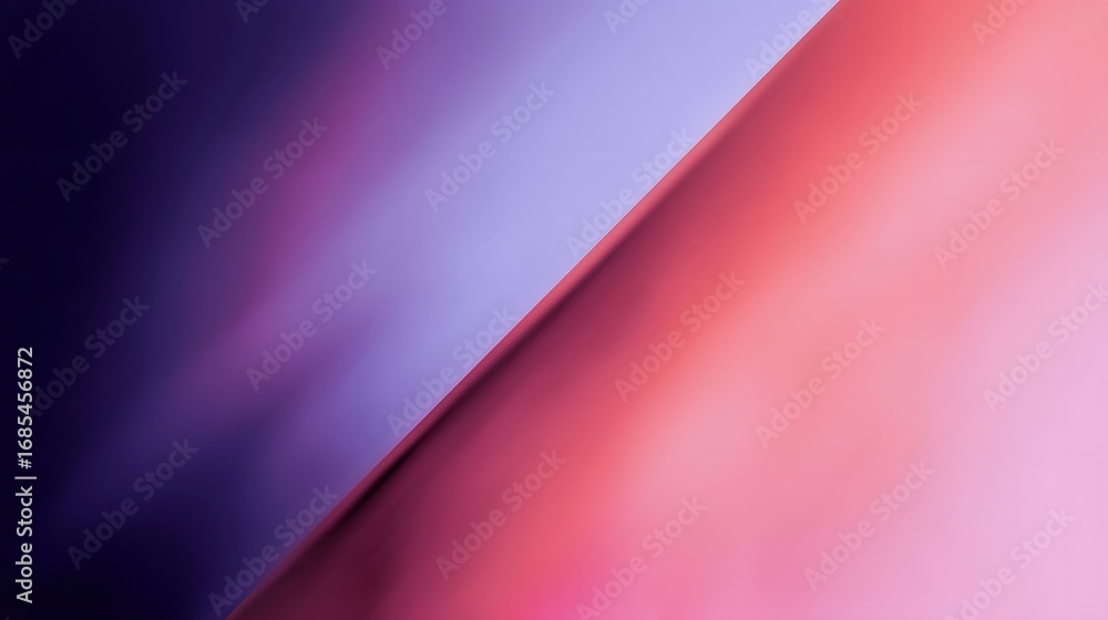 Poster modern abstract dual tone background featuring a smooth diagonal blend of vibrant violet and soft co