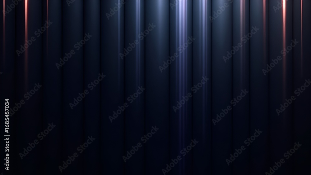 Poster futuristic abstract background dark gradient base layered with vertical translucent bands. smooth gl