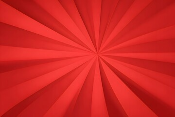 Red ray background presentation design element, red sunburst pattern, flat illustration, 