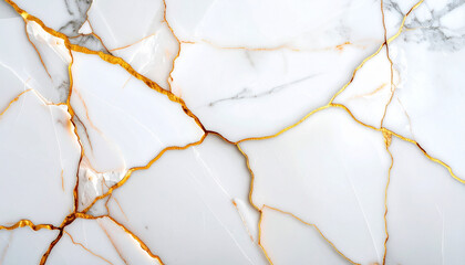 Elegant White Marble with Gold Veins for Luxurious Interior Design and Decoration
