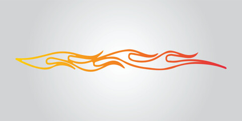 fire wave yelloe and orange