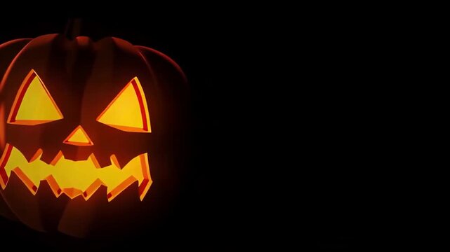Halloween pumpkin spooky glow