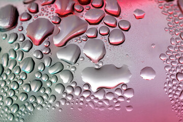Color water drops abstract background
