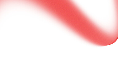 Abstract red wavy form against black background