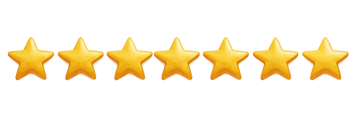 Five golden stars on a black background (3)