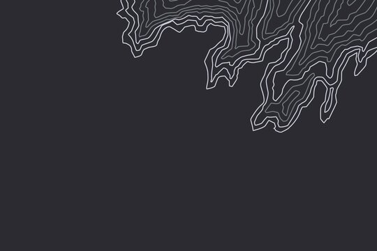 topographic map contour line surface black wallpaper