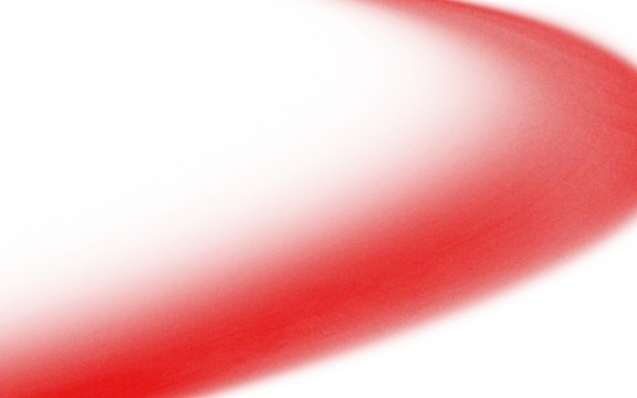 Abstract, vibrant red curved shape against black background.  A smooth, flowing, almost liquid-like form, subtly textured