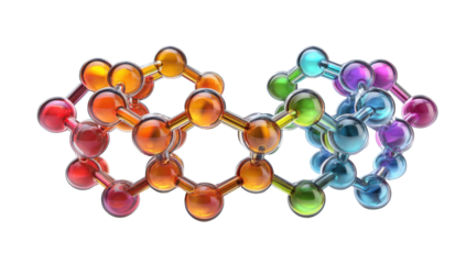 Colorful molecular structure (2)