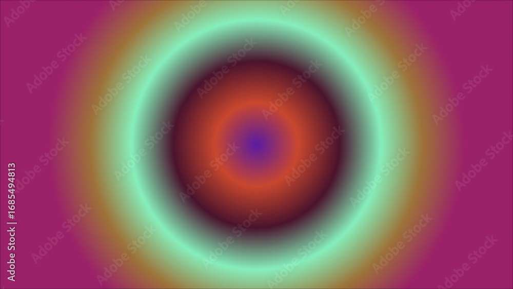 Poster abstract vibrant circular gradient background with a mesmerizing color transition