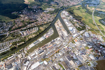 Fototapeta premium Bayernhafen Bamberg