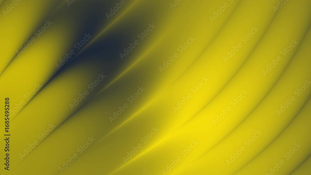 Poster dynamic yellow and dark blue parallel lines moving fluidly in an abstract video