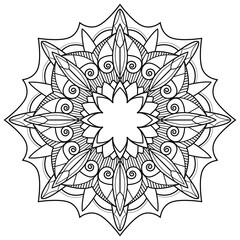 vector illustration of mandala design