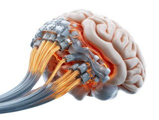 3d rendered illustration of a human skull