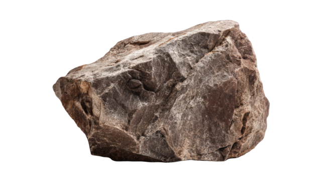 Close-up of a rough, irregular rock