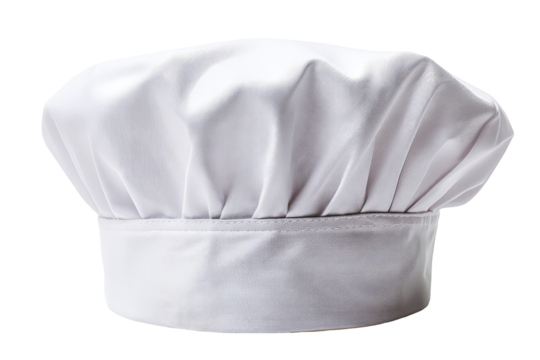 White chef's hat, classic style