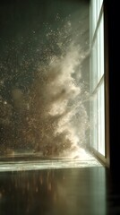 Dramatic Dust Storm Inside