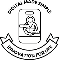 Digital made simple is the concept of this image