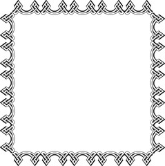 Black  vintage  frame on transparent background. PNG, 300 DPI