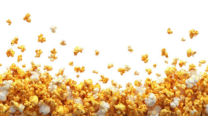 Popcorn spilling from a pile
