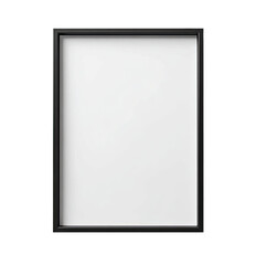 Blank black framed art print