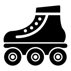 roller skates on white background