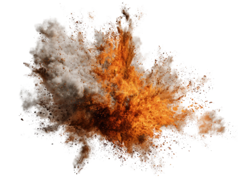 Exploding colored powder (1)