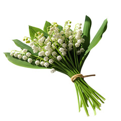 Obraz premium Lily of the Valley Bouquet Elegant Spring Flowers